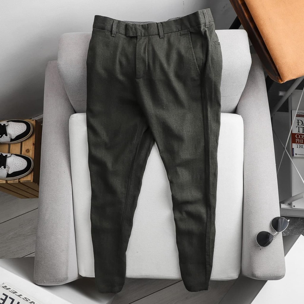 Quần Âu Nam LCT QAL4 Quần Tây Nam Cao Cấp Mẫu Quần Âu Trouser linen Màu Basic Dễ Mix