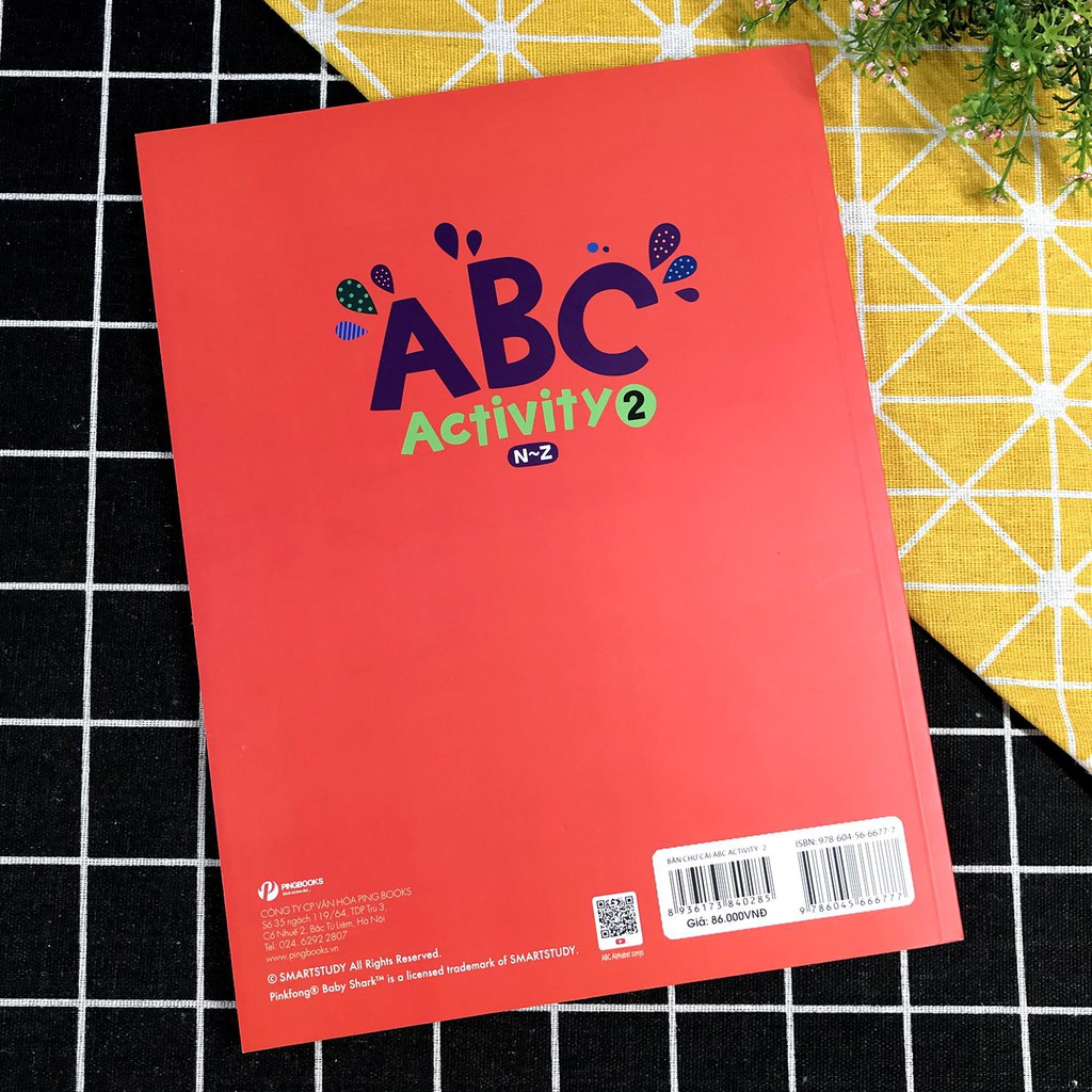 Sách - Bảng Chữ Cái ABC - Activity 2 (N-Z) - (Dành cho trẻ 3-6 tuổi)