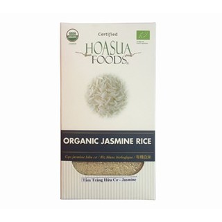 Gạo trắng - tấm trắng Jasmine Hữu Cơ Hoa Sữa