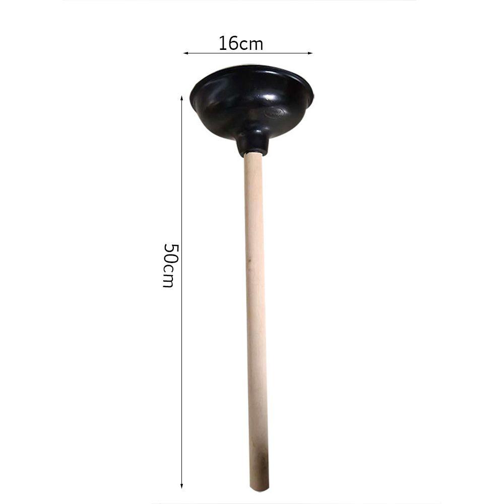 Btlimer Núm Hút Khí Toilet Tức Thì Với Tay Cầm Bằng Gỗ