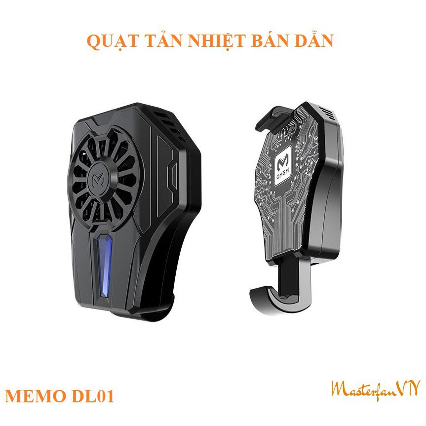 Quạt Tản Nhiệt điện thoại MEMO DL01 - Làm lạnh ngay lập tức - giảm nhiệt độ - tăng hiệu năng | BigBuy360 - bigbuy360.vn