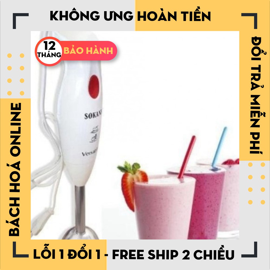 Máy xay Sokany cầm tay, máy xay mini đa năng đơn công suất lớn