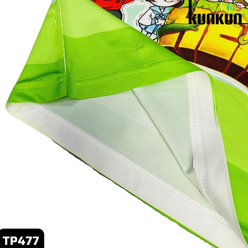 Đồ bộ trẻ em thun lạnh in 3D cho bé trai và bé gái hình hero team tay ngắn size từ 10-60kg KunKun TP477