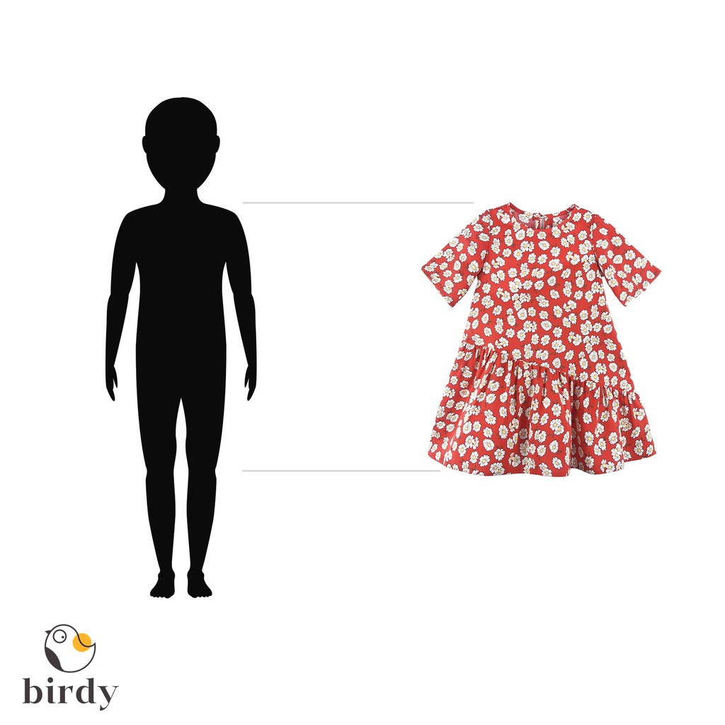 [BIRDY - VA13] Váy đầm bé gái từ 2~6 tuổi - Kiểu vạt xéo cá tính - Thiết kế riêng - Hàng cao cấp
