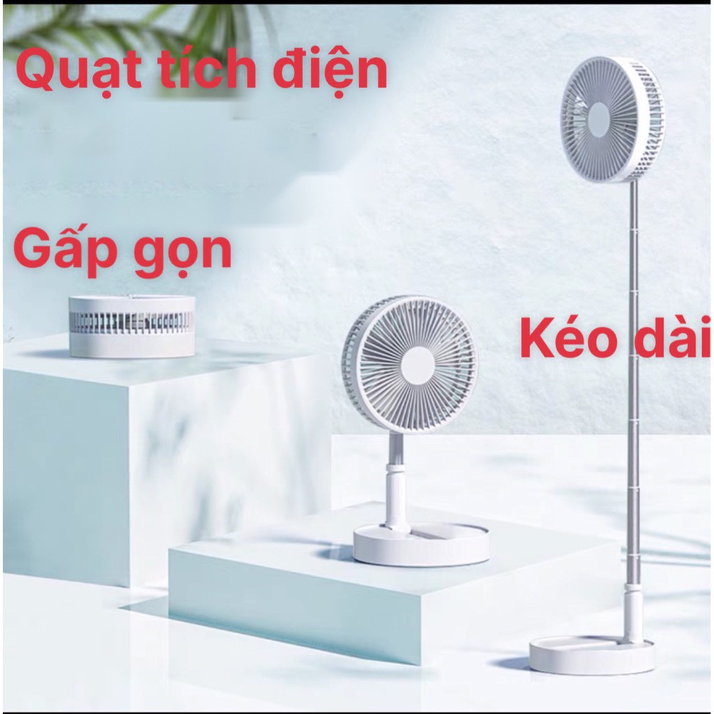 [HÌNH THẬT]Quạt Sạc Tích Điện Gấp Gọn Đa Năng Tiết Kiệm Điện (Giá BÂN SỈ)