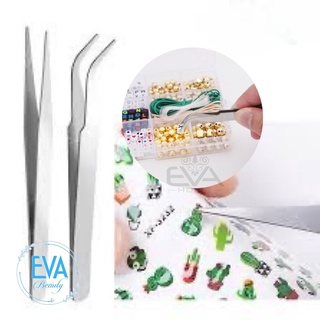 Nhíp Gắp Mũi Nhọn Đầu Cong / Đầu Thẳng Đa Năng Stainless Steel Point Tweezer