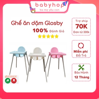 Ghế Ăn Dặm Glosby Babyhop Chân Điều Chỉnh,ăn dặm kiểu nhật và BLW, cho bé từ 6 tháng