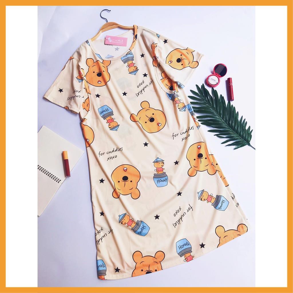 Váy bầu/đầm bầu cho con bú mùa hè chất cotton mát mẻ hình thật 100%