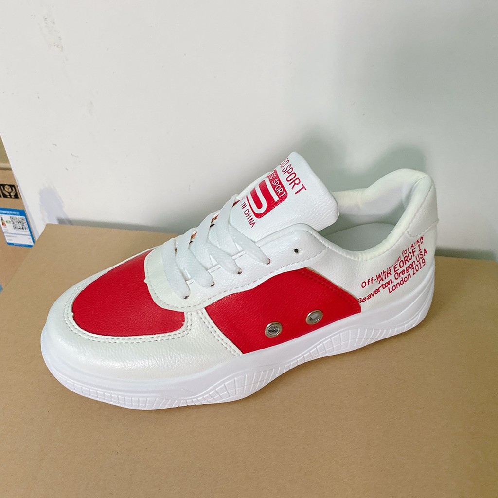 Xả kho - Giày sneaker nữ Da tổng hợp dày hàng chuẩn đẹp - Mẫu 51