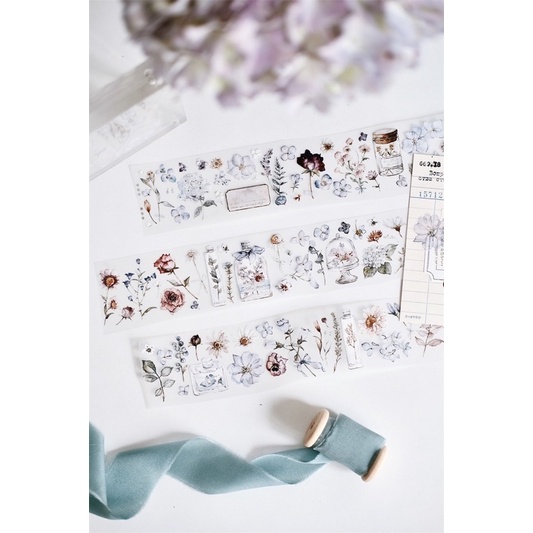 Freckles Tea Vol 1 chiết lẻ chu kỳ 77cm băng dán hình cuộn Spring Tale and Grass