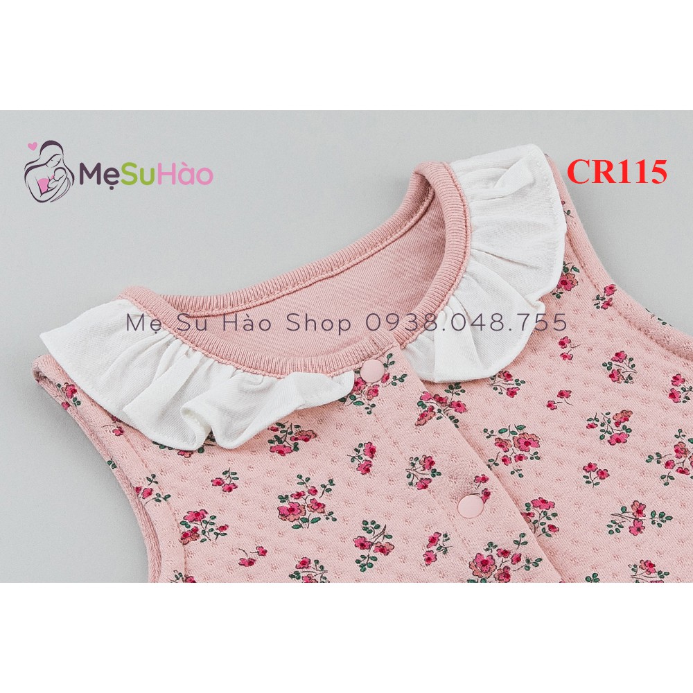 HÀNG CÓ SẴN CR115, ÁO GILE BÉ GÁI CAO CẤP HÃNG CORDI_I HÀN QUỐC. MẪU HOA NHÍ RẤT XINH