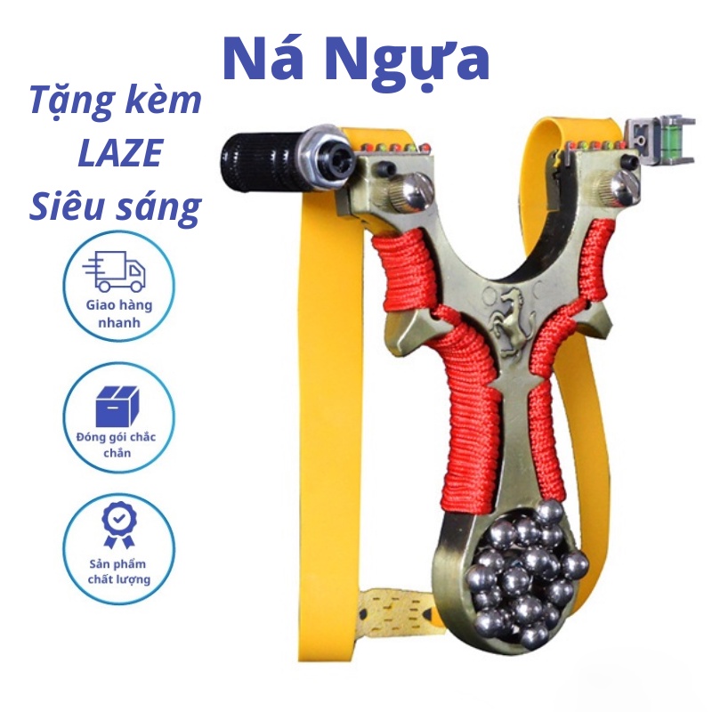 Ná cao su cao cấp giá rẻ hình Ngựa - Tặng kèm dây thun và đèn laser siêu sáng