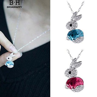 Dây chuyền thiết kế mặt hình thỏ có đính đá lấp lánh phong cách Boho
