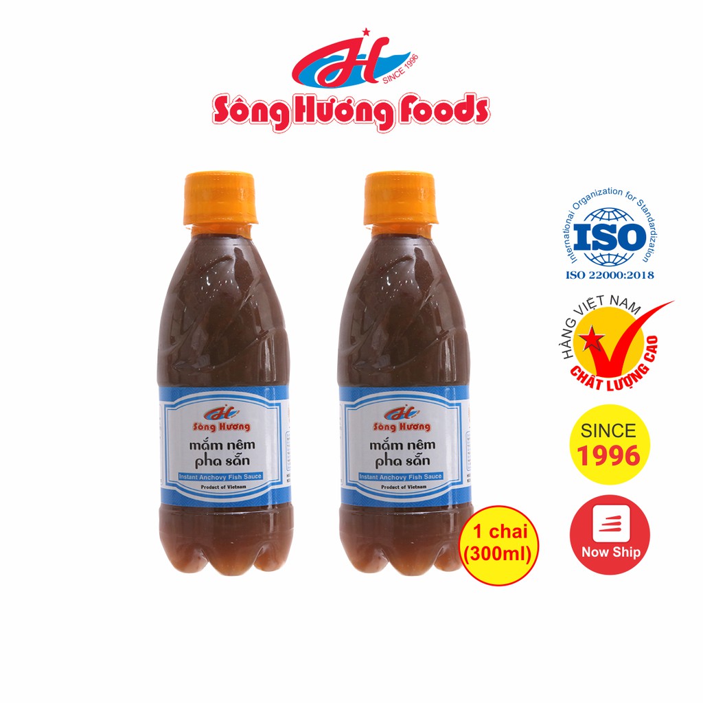 2 Chai Mắm Nêm Pha Sẵn Sông Hương Foods Chai 300ml
