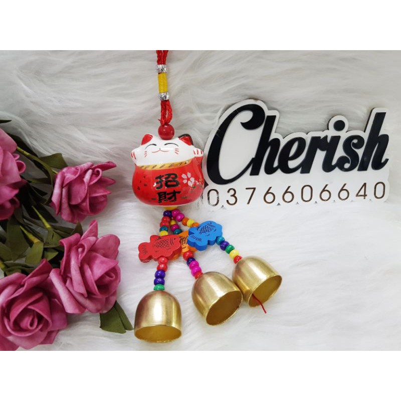 Chuông Gió Mèo Thần Tài Đem Lại Tài Lộc Và May Mắn, 6 màu theo mệnh | BigBuy360 - bigbuy360.vn