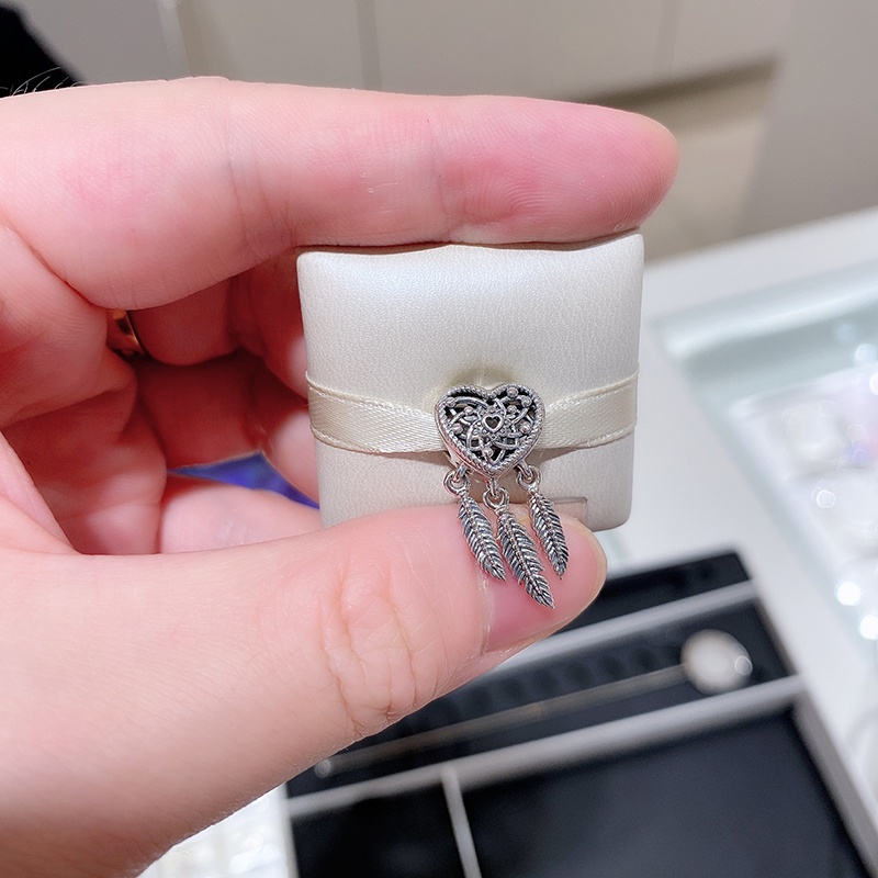 Chuỗi Hạt Tự Làm Vòng Tay Hình Trái Tim/Dream Catcher
