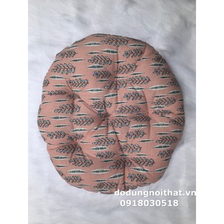 Nệm ngồi tròn nhấn nút phi 40 cm