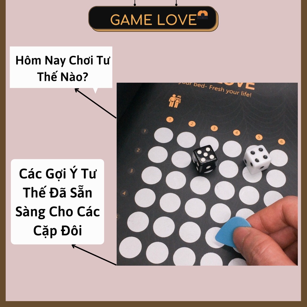 [Che Tên] Make Love, BAD BED Game 18 Trò chơi dành cho các cặp đôi nâng tầm cảm xúc cuộc yêu hót nhất Board Game