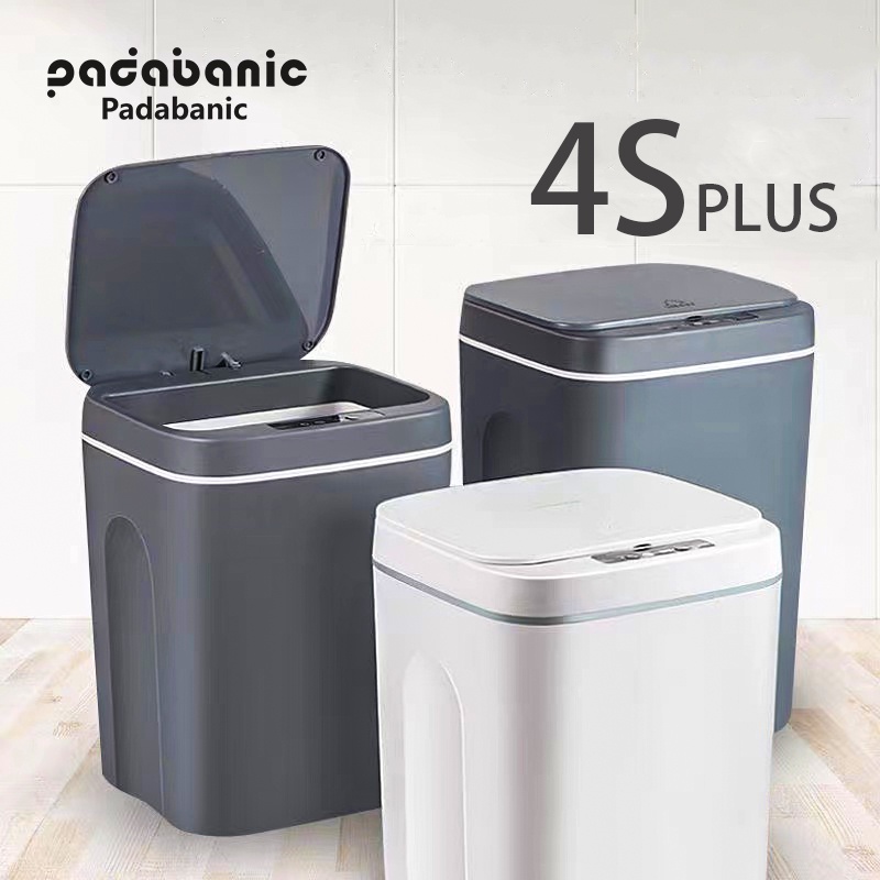 Thùng rác thông minh Padabanic 16L , 14L cảm ứng tự động đóng mở tiện lợi sang trọng , hợp vệ sinh