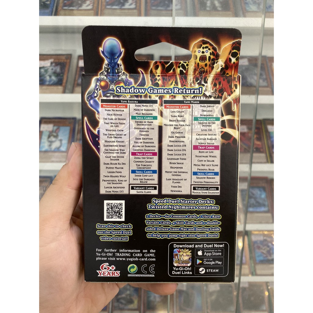 Bộ Bài Tập Chơi YugiOh! Speed Duel Starter Deck: Twisted Nightmares - Chính Hãng Konami - Nhập Khẩu từ Anh