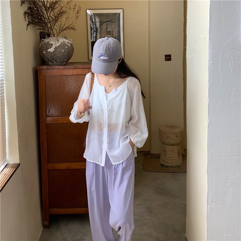 Áo Nữ Đẹp Voan Tơ Tay Phồng, Áo Nữ Trẻ Trung, Phong Cách Hàn Quốc, Hàng Loại 1, Ảnh Thật | BigBuy360 - bigbuy360.vn