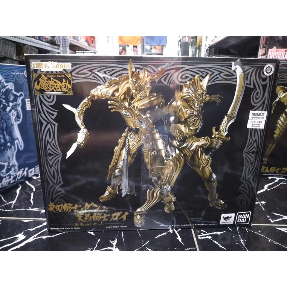 MÔ HÌNH CHÍNH HÃNG MAKAI KAIDO GARO ZEN & GAY GOLD VER LIKE NEW
