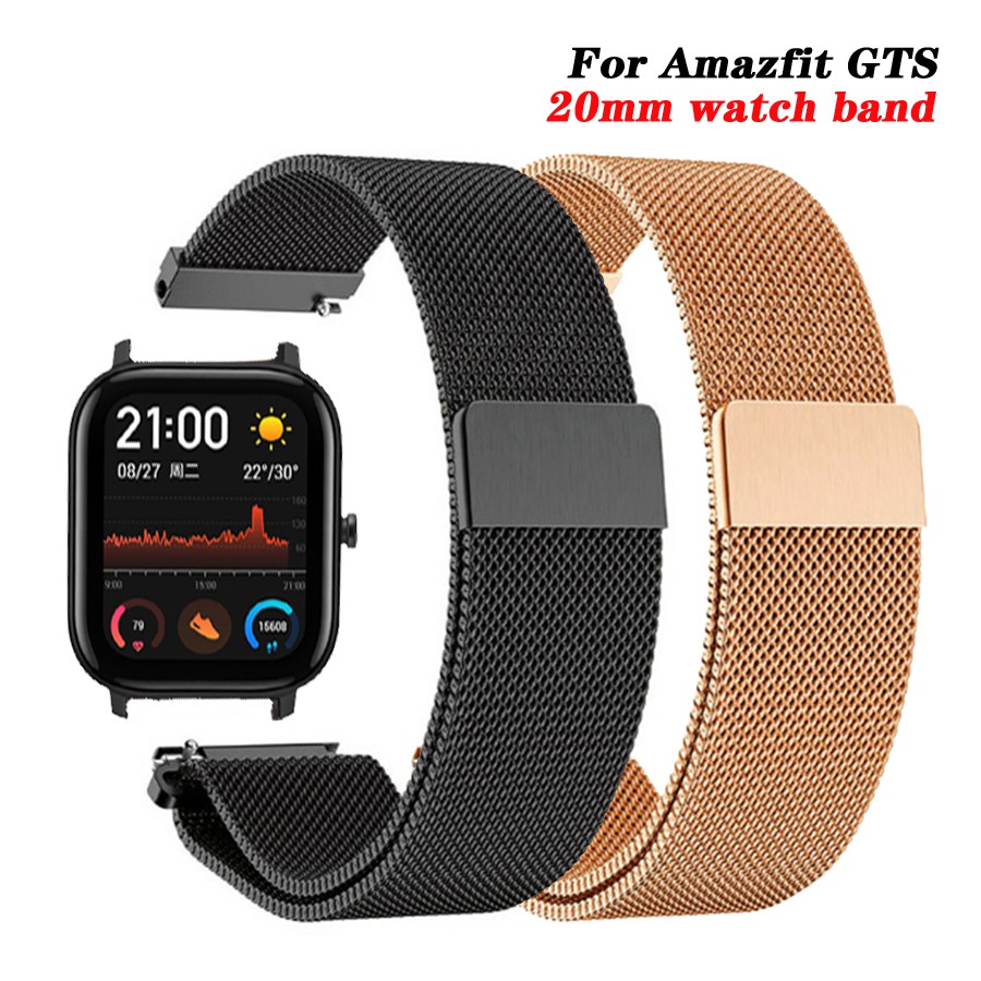 Dây Đeo Inox Cho Đồng Hồ Thông Minh Huami Amazfit Gts (20Mm)