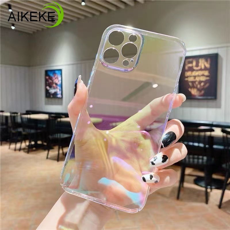 Ôp Điện Thoại tpu Dẻo Trong Suốt Màu Cầu Vồng samsung galaxy a51 a71 a22 a72 4g a53 a22 a32 a33 5g a12 a52 a52s m32 4g 5g m12 Ốp