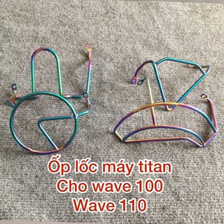 ốp lốc máy titan cho wave  dream sirius