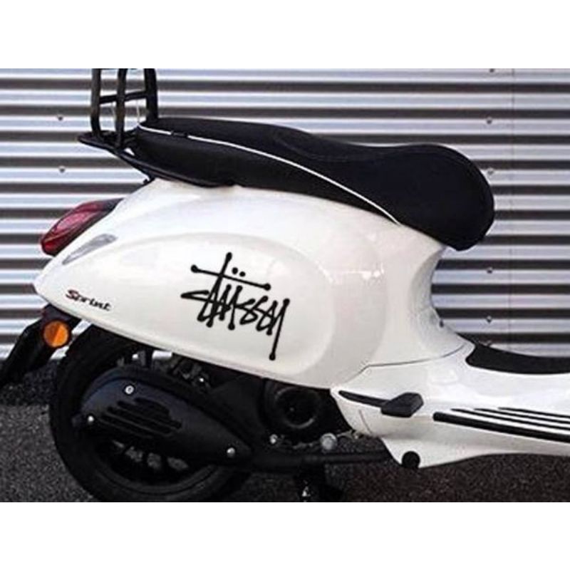 Sticker Stussy Dán Trang Trí Xe Máy / Vespa Độc Đáo