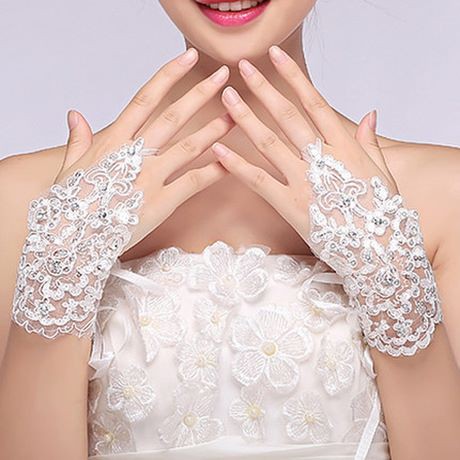 GĂNG TAY CÔ DÂU 80 số 2 Phụ kiện cưới, chụp ảnh, tham gia sự kiện