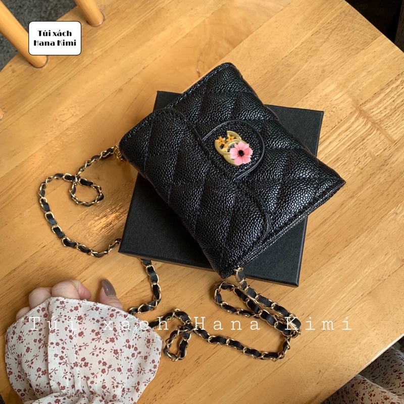 Ví bóp mini nữ có dây đeo chéo FULL BOX