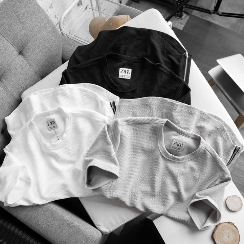 ÁO PHÔNG ĐUÔI TÔM ZARA MAN VẢI DỆT DƯ VNXK Đẹp