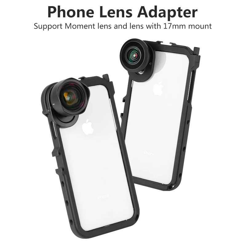 ULANZI VIDEO CAGE A - HÀNG CHÍNH HÃNG - Khung gắn lens dành cho Điện thoại iPhone XS