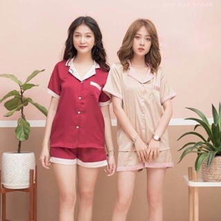 𝑩𝑼𝑭𝑭𝑬𝑻 𝑺𝑻𝑶𝑹𝑬 - Bộ Ngủ Pijama Phi Lụa Phối