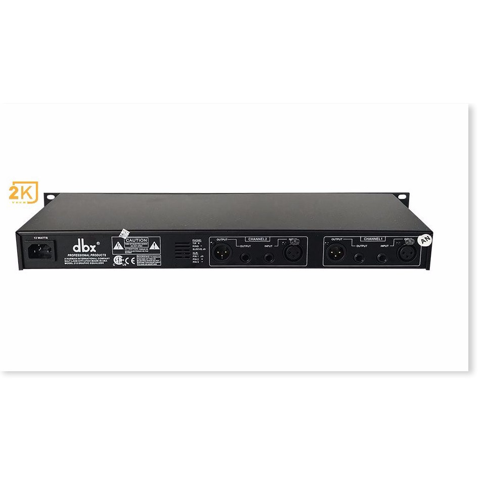 Lọc âm equalizer dbx 215 chuẩn loại 1