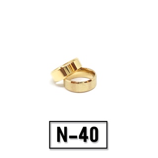 Nhẫn Titan Basic màu Vàng - Mẫu N-40 - SUN ACCESSORIES