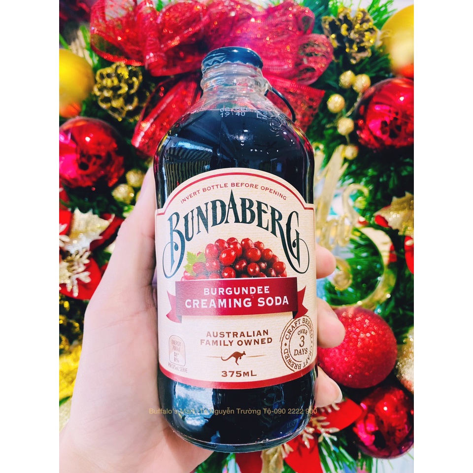 Nước ép trái cây có ga Bundaberg 375ml - Hàng nhập khẩu chính hãng
