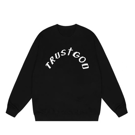 Áo Nỉ Sweater Trustgod - Nam, Nữ Unisex - Dài Tay, Form Rộng - Chất nỉ bông 100% cotton dày dặn | BigBuy360 - bigbuy360.vn