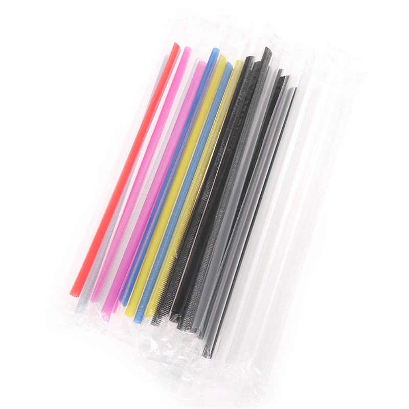 Bộ 100 Ống Hút Pp Trong Suốt Chuyên Dùng