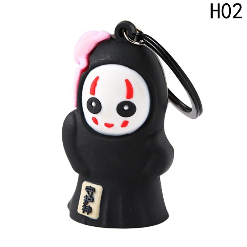 Móc khóa silicone hình vô diện