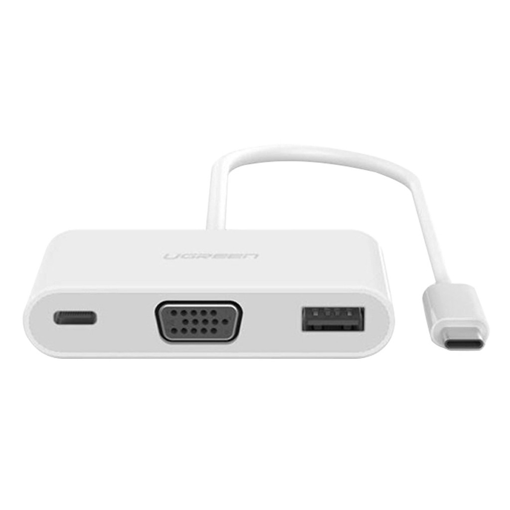 Cáp Chuyển USB TYpe C Sang Vga Và USB 3.0 + Type C - USB-C