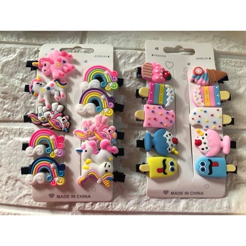 Set 10 cái kẹt tóc siêu đáng yêu cho bé