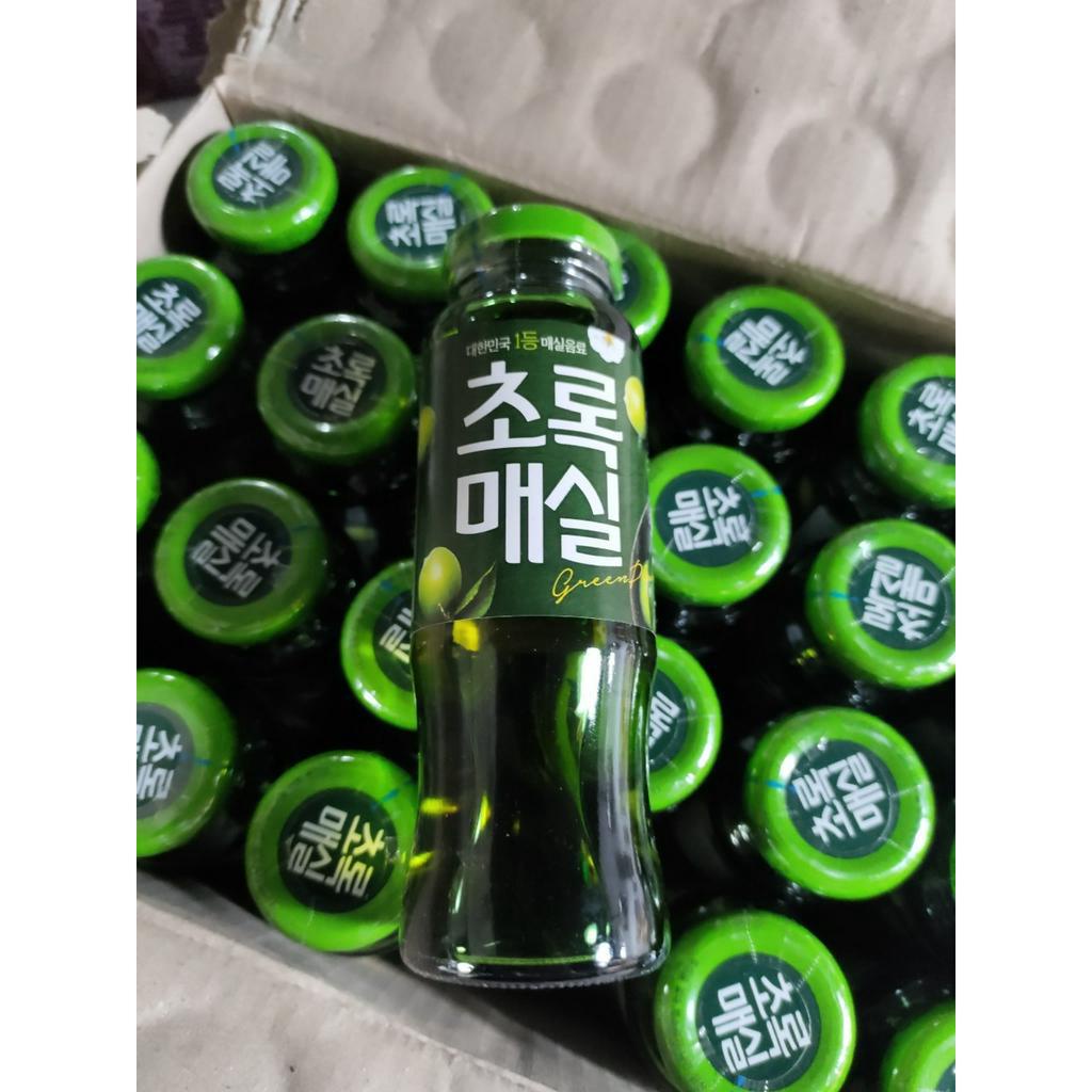 Thùng 24 chai Nước mơ Hàn Quốc 180ml - 초록매실