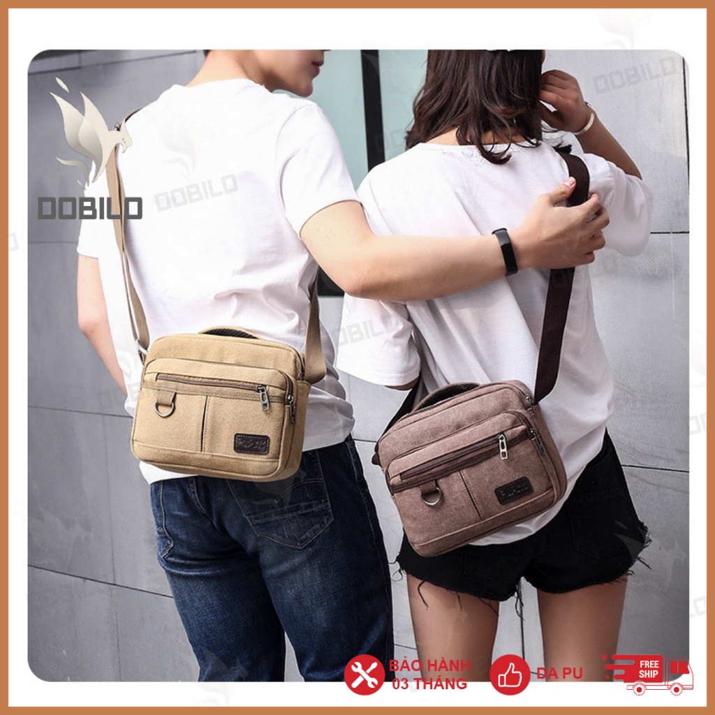 Túi Đeo Chéo, Túi Đeo Chéo Nam, Túi Đeo Chéo Nữ Vải Canvas Cao Cấp Thời Trang BG15