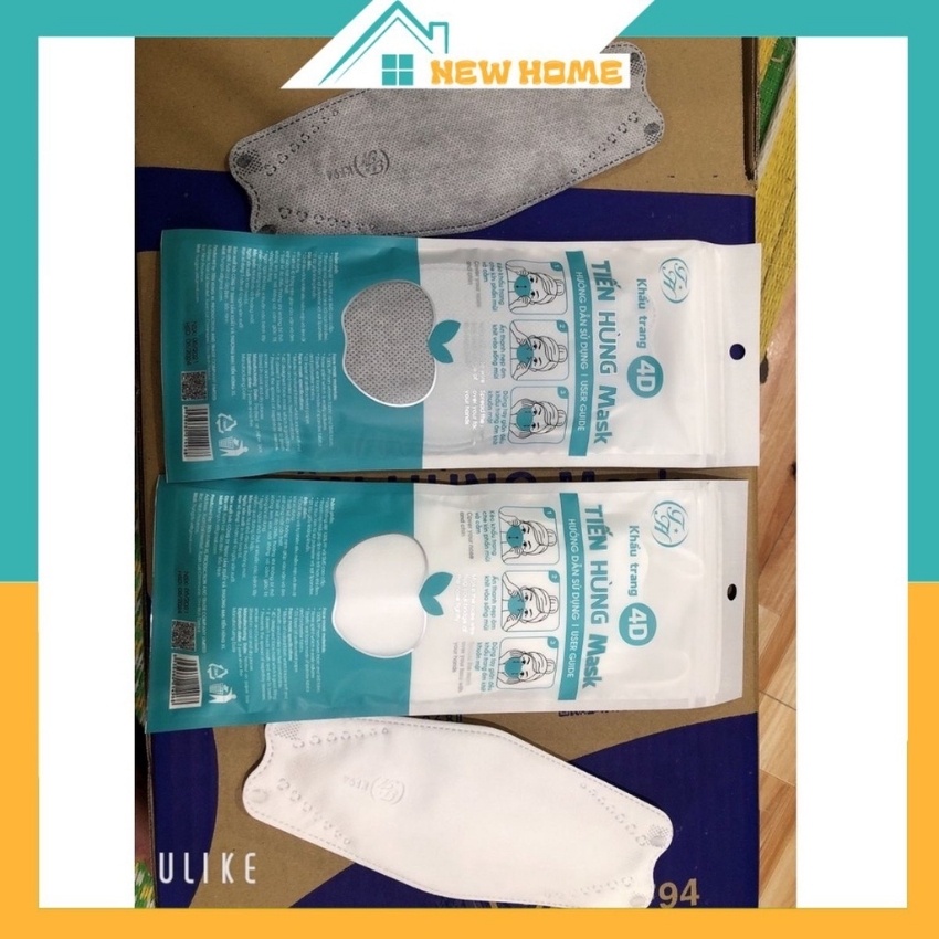 Khẩu trang KF94 [Gói 10 chiếc] Khẩu trang y tế Tiến Hùng Chính hãng 4 lớp kháng khuẩn chống bụi mịn PM 2.5 | BigBuy360 - bigbuy360.vn