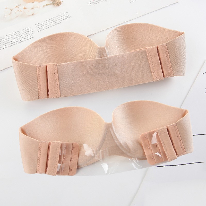 Áo Lót Nữ, Áo Ngực Không Dây Cúp Ngang, Đẩy Ngực Siêu Đẹp, Siêu Chắc Kèm Dây Quai Trong Hàng Loại 1