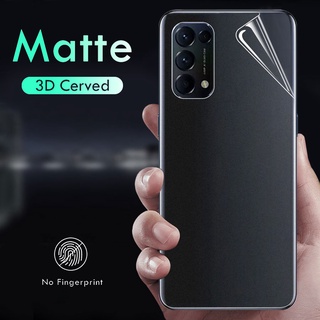 Dán Lưng Điện Thoại Miếng Dán Màn Hình Chống Vân Tay Nhám Trắng Dán Film dẻo PPF Cho OPPO F11 PRO F9 A52 A92 A53S A32 A54 A74 A33 A53 2020 RENO 6 5