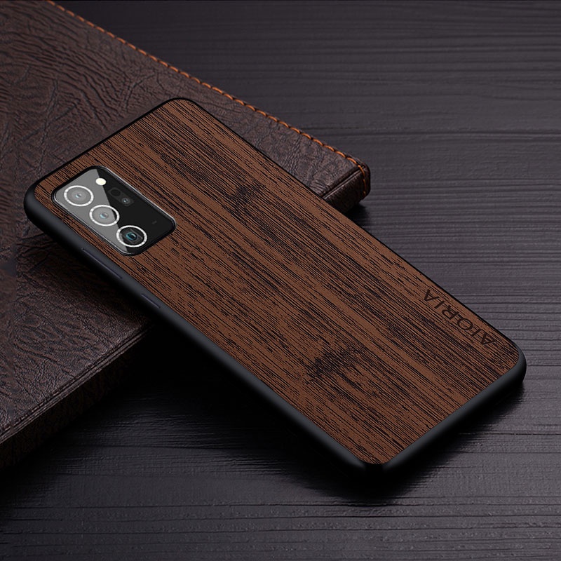 Ốp Bao Da Điện Thoại Họa Tiết Vân Gỗ Cho samsung galaxy note 20 ultra samsung galaxy note 20 ultra