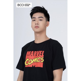  Áo Thun BOO Nam Dáng Basic 100%Cotton Cao Cáp In Hinh Marvel Comic